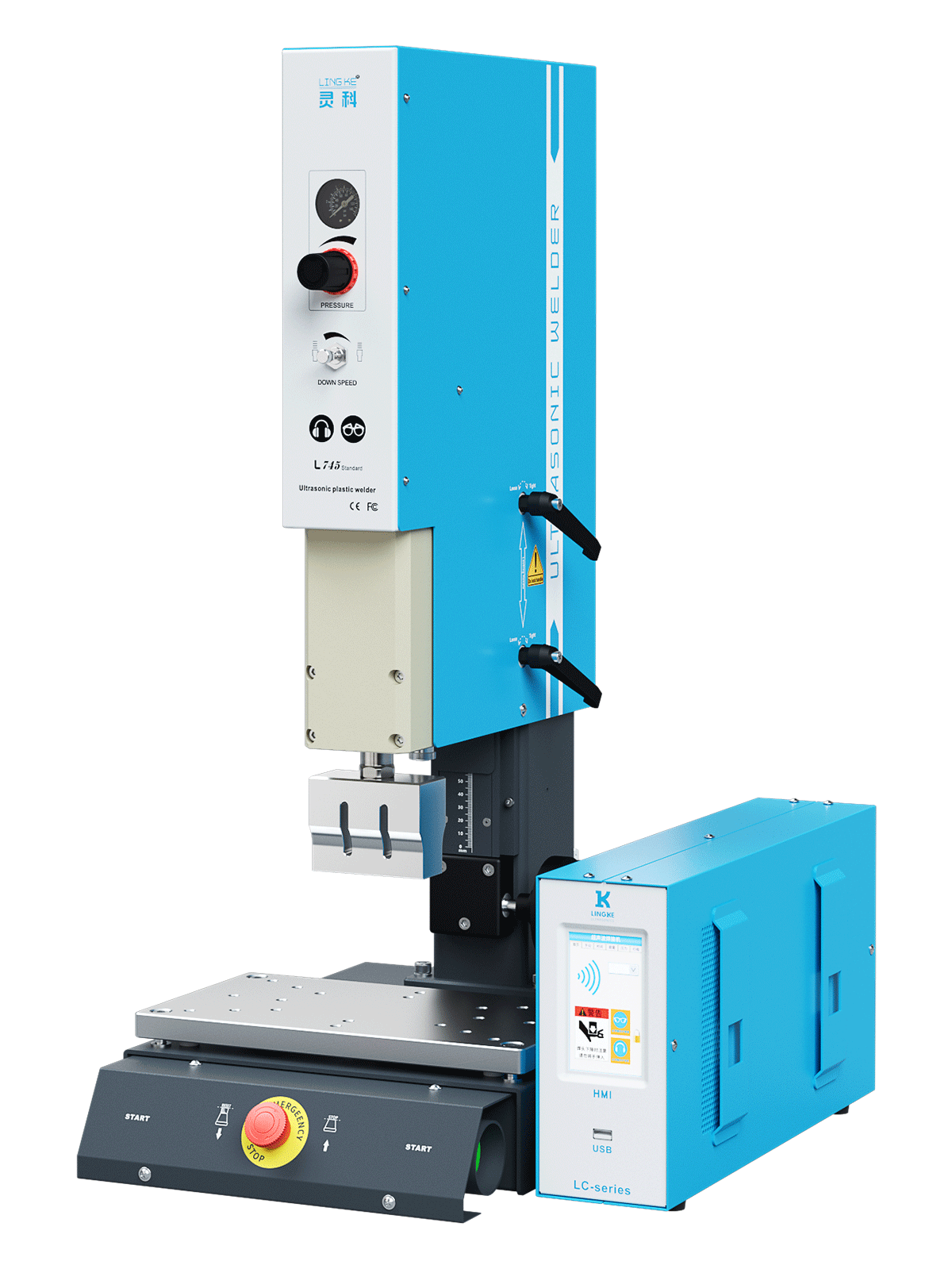 靈科超聲波塑料焊接機(jī) 28kHz-1200W L745 Standard 數(shù)字